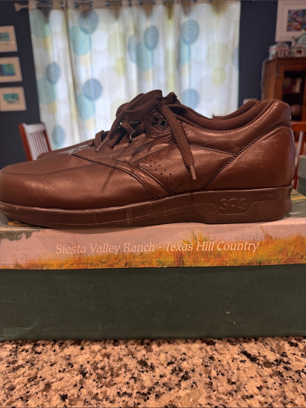 SAS Time Out Men’s Antique Walnut Leather Lace-Up Oxford